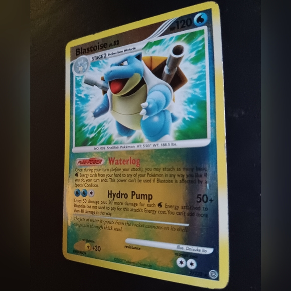 Blastoise Pokemon Card - Secret Wonders - 2/132 Rare Reverse Holo - Picture 5 of 10